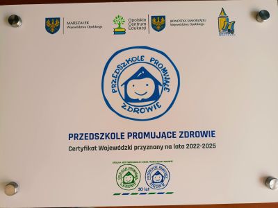 Dla lepszego zdrowia  dzieci w Jedyneczce